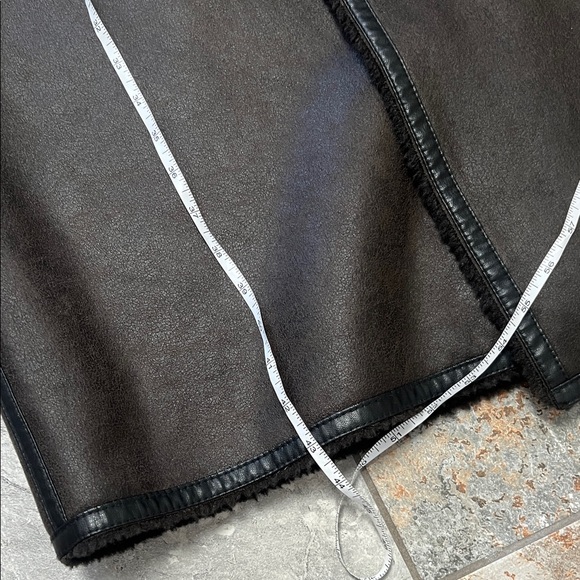 NWT Zara chocolate Brown reversable Coat - Picture 6 of 10